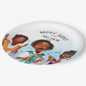 Afro-Amerikaanse zangers Papieren Bordje (Gekanteld)