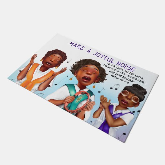 Afro-Amerikaanse zangers Schrift Deurmat (Schuin)