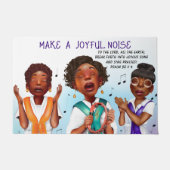 Afro-Amerikaanse zangers Schrift Deurmat (Voorkant)