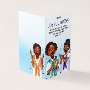 Afro-Amerikaanse zangers Schrift Kaart