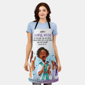 Afro-Amerikaanse zangers Schrift Schort (Gedragen)