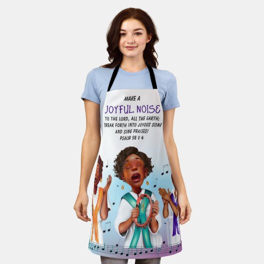 Afro-Amerikaanse zangers Schrift Schort (Gedragen)