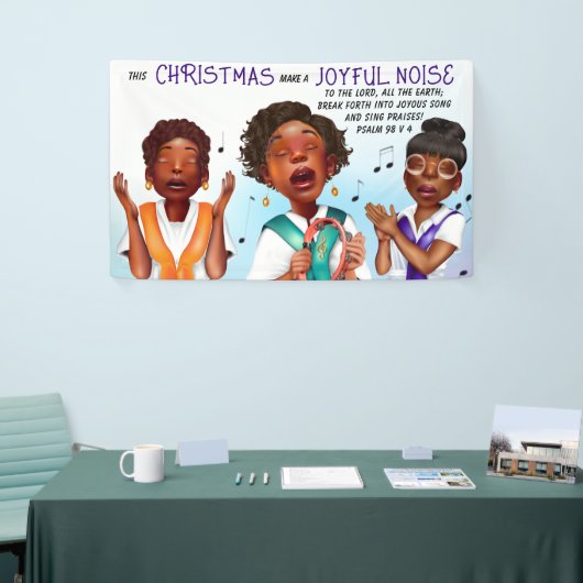 Afro-Amerikaanse zangers Schrift Spandoek (Beurs)