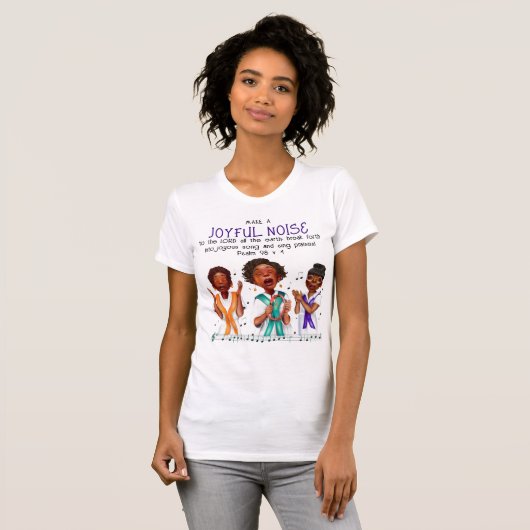 Afro-Amerikaanse zangers Schrift T-shirt (Voorkant volledig)