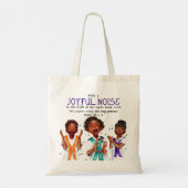 Afro-Amerikaanse zangers Schrift Tote Bag (Achterkant)