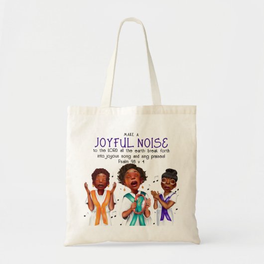 Afro-Amerikaanse zangers Schrift Tote Bag (Voorkant)