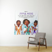 Afro-Amerikaanse zangers Schriftuur kerk achtergro Wandkleed (In situ)