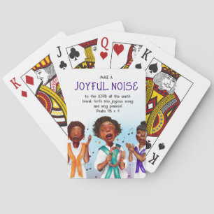 Afro-Amerikaanse zangers Schriftuur Pokerkaarten
