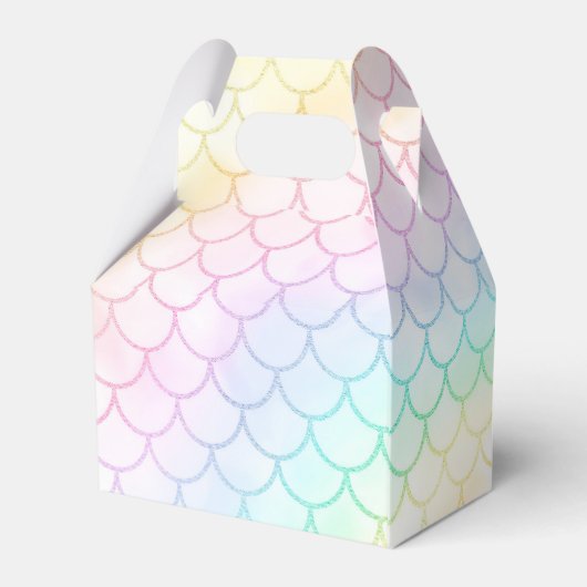 Afro-Amerikaanse zeemeermin 5e verjaardag Bedankdoosjes (Achterkant)