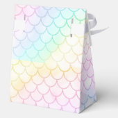 Afro-Amerikaanse zeemeermin 5e verjaardag Bedankdoosjes (Achterkant)