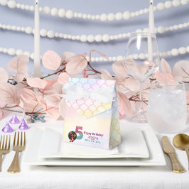 Afro-Amerikaanse zeemeermin 5e verjaardag Bedankdoosjes