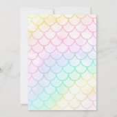 Afro-Amerikaanse zeemeermin 5e verjaardag Kaart (Achterkant)