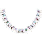 Afro-Amerikaanse zeemeermin 5e verjaardag Vlaggetjes (Alle)