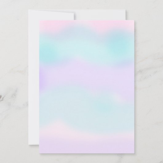 Afro-Amerikaanse zeemeermin Baby shower Glitter Ta Kaart (Achterkant)