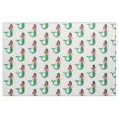 Afro-Amerikaanse zeemeermin stof (Fat Quarter)