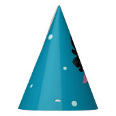 Afro-Amerikaanse Zeemeermin Verjaardagsfeestje Pet Feesthoedjes (Links)