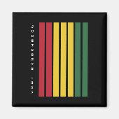 Afro-Amerikaanse zwarte geschiedenis 1865 Magneet (Voorkant)