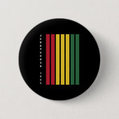 Afro-Amerikaanse zwarte geschiedenis 1865 Ronde Button 5,7 Cm (Voorkant)