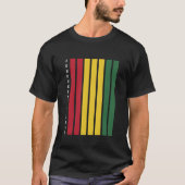 Afro-Amerikaanse zwarte geschiedenis 1865 T-shirt (Voorkant)