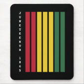 Afro-Amerikaanse zwarte geschiedenis Juneteenth 18 Muismat (Voorkant)
