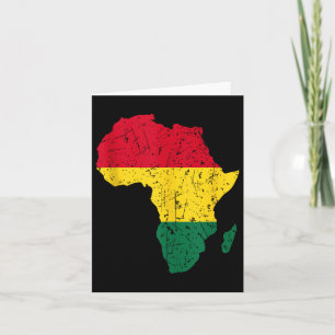 Afro-Amerikaanse zwarte geschiedenis maand juni Kaart