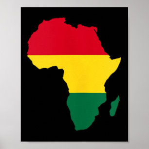 Afro-Amerikaanse zwarte geschiedenis maand juni Poster