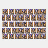 Afro-Amerikaanse zwarte godinnen Verjaardag Inpakpapier Vel (Voorkant 3)