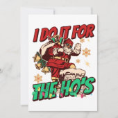 Afro-Amerikaanse zwarte kerstman grappig Feestdagenkaart (Voorkant)