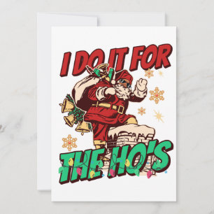 Afro-Amerikaanse zwarte kerstman grappig Feestdagenkaart