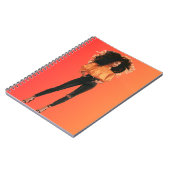 Afro-Amerikaanse Zwarte Koningin Melanin Sista Win Notitieboek (Linkerzijde)