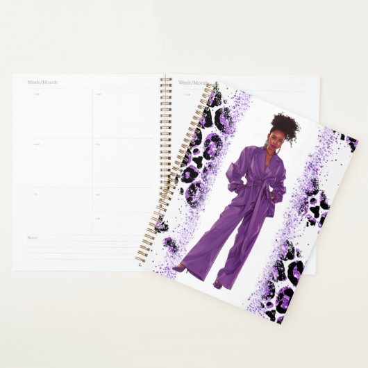 Afro-Amerikaanse Zwarte Koningin Melanin Sista Win Planner (Display)