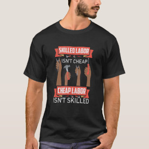 Afro-Amerikaanse Zwarte Loodgieters Monteurs Elekt T-shirt