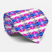 Afro-Amerikaanse zwarte macht Stropdas (Opgerold)