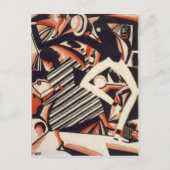 Afro-Amerikanen 1920 - Tekenen in twee kleuren Briefkaart (Voorkant)