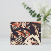 Afro-Amerikanen 1920 - Tekenen in twee kleuren Briefkaart (Staand voorkant)