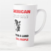 Afro-Amerikanen en Native Americans Latte Mok (Rechts)