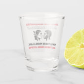 Afro-Amerikanen en Native Americans Shot Glas (Achterkant)