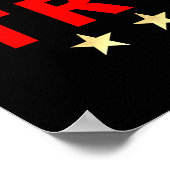 Afro-Amerikanen voor Donald Trump 2024 Poster (Hoek)