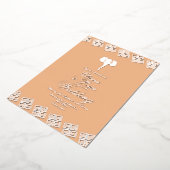 Afro Ankara Elephant Wedding geperst Folie Uitnodiging (Gedraaid)