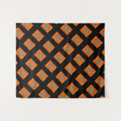 AFRO ART ABORIGINAL TYPE DESIGN WANDKLEED (Voorkant (horizontaal))