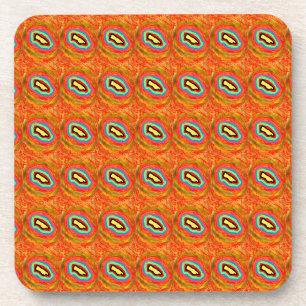 AFRO ART DESIGN ABSTRACT BIER ONDERZETTER