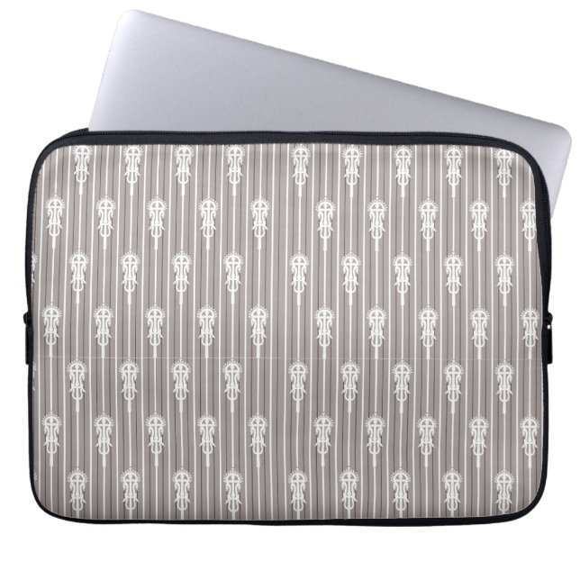 Afro Aygebam Lalibela Cross Pattern Laptop Sleeve (Voorkant)