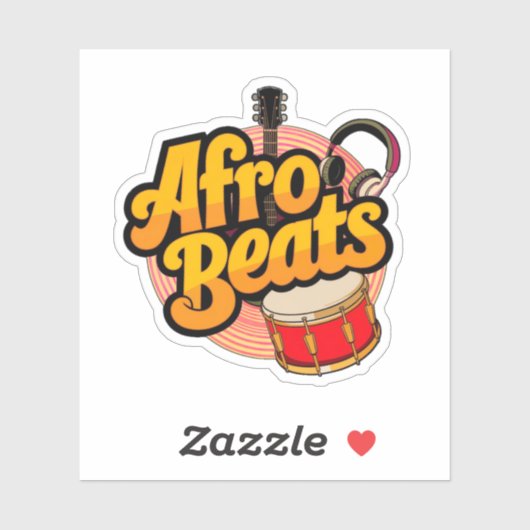 Afro Beats Sticker (Vel)