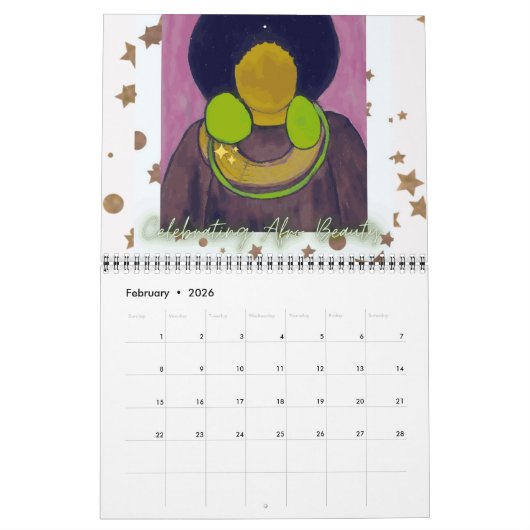 Afro Beauty vieren Kalender (Feb 2026)