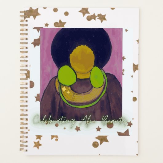 Afro Beauty vieren Planner (Voorkant)
