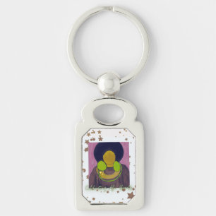 Afro Beauty vieren Sleutelhanger