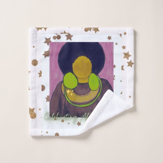 Afro Beauty vieren Washandje (Wasdoekje)