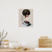 Afro Bijbel Psalm 23:5 Poster (Keuken)