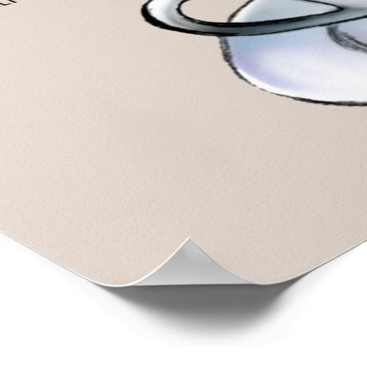 Afro Bijbel Psalm 23:5 Poster (Hoek)