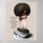 Afro Bijbel Psalm 23:5 Poster (Voorkant)